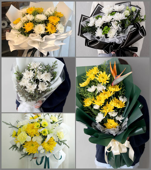 安徽阜阳市临泉县范兴集乡南牛村白事花束代送